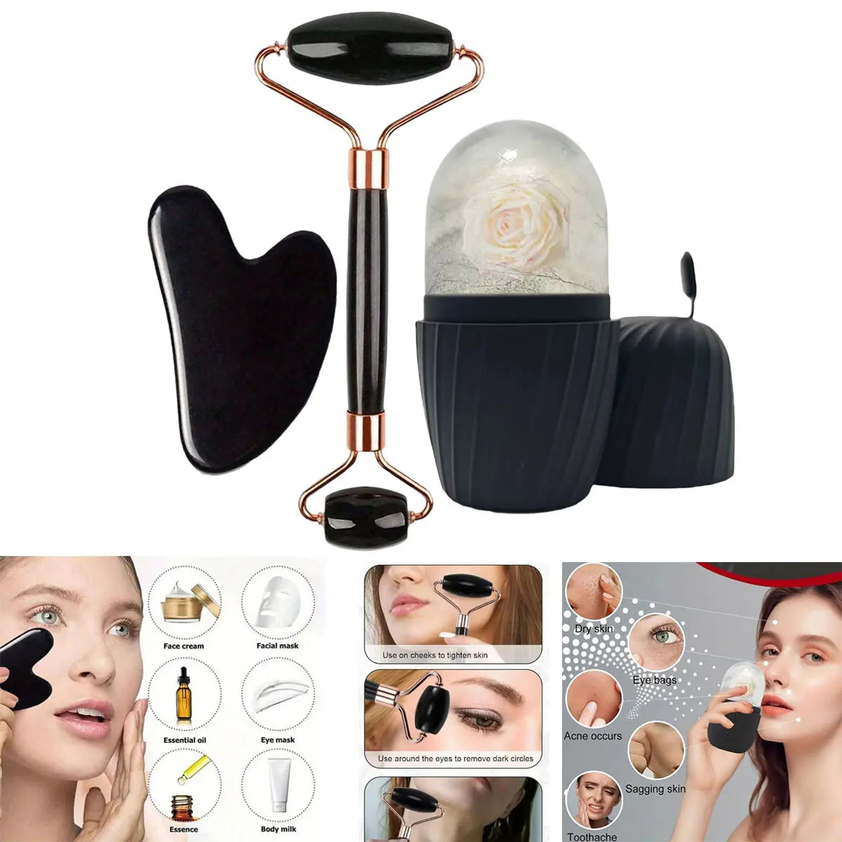 Ice Face Roller Set