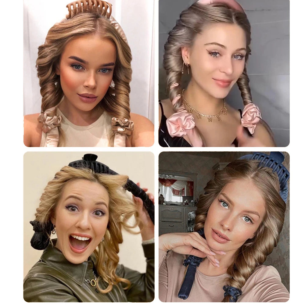 Heatless Hair Curls Headband